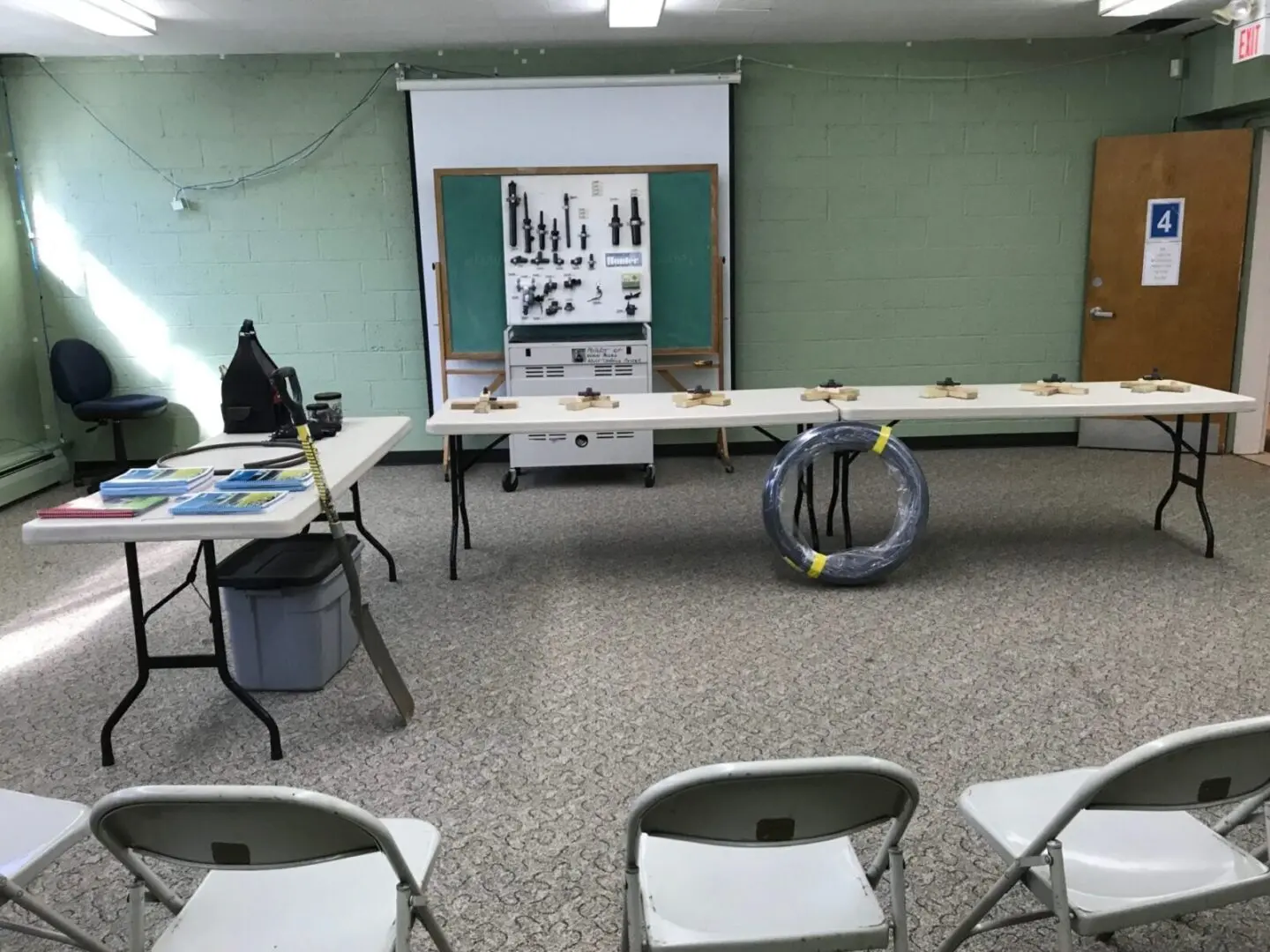 Classroom With Necessary Equipment and Tools For Teaching