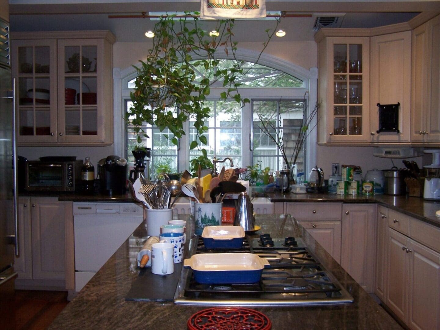 This is a kitchen where you can find repairs and maintenance for your home's interior.